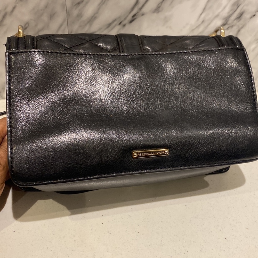 Elegant Rebecca minkoff Black crossbody Quilted Chain Bag - Picture 8 of 8